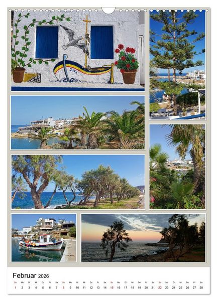 Produktbild: Kreta - Historische St&auml;dte und Bilderbuchd&ouml;rfer (Wandkalender 2026 DIN A3 hoch), CALVENDO Monatskalender