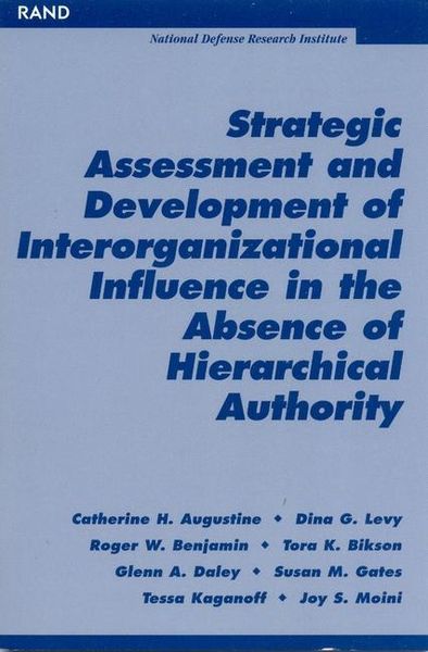 Produktbild: Strategic Assessment and Development of Interorganizational Influence in the Absence of Hierarchical Authority