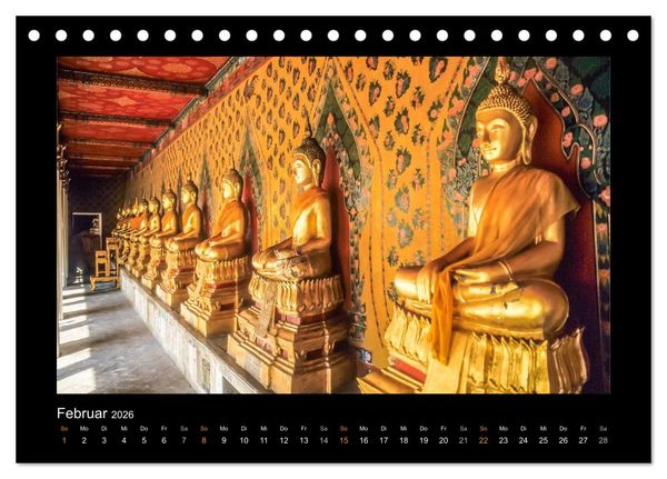 Produktbild: Thailand - Traumstr&auml;nde und Tempel (Tischkalender 2026 DIN A5 quer), CALVENDO Monatskalender