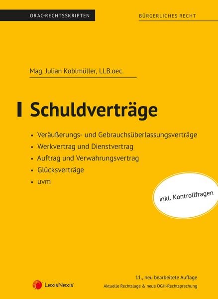 Produktbild: Schuldverträge (Skriptum)