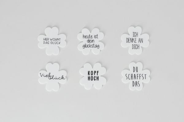 Produktbild: Gl&uuml;cksklee in verschiedenen Designs