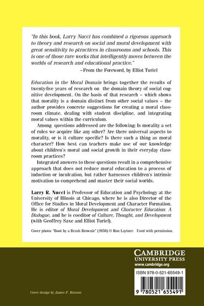 Produktbild: Education in the Moral Domain