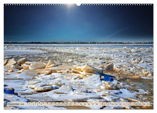 Produktbild: Friesland - Nordseebad Dangast (Wandkalender 2026 DIN A2 quer), CALVENDO Monatskalender