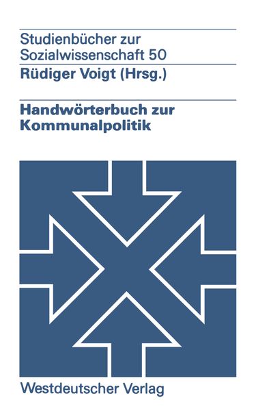 Produktbild: Handw&ouml;rterbuch zur Kommunalpolitik