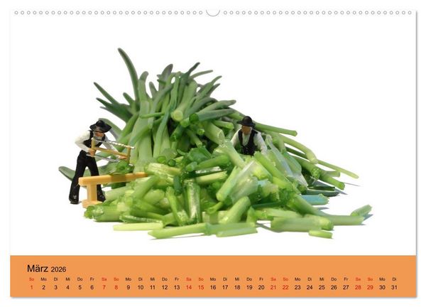 Produktbild: Little Art Food Kunstkalender (Wandkalender 2026 DIN A2 quer), CALVENDO Monatskalender