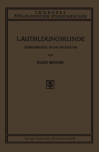 Produktbild: Lautbildungskunde