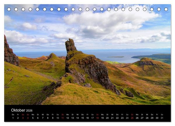 Produktbild: Schottland - Spiegel der Seele (Tischkalender 2026 DIN A5 quer), CALVENDO Monatskalender