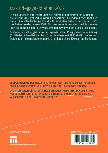 Produktbild: Das Kriegsgeschehen 2007