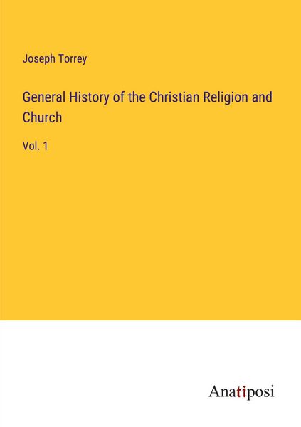 Produktbild: General History of the Christian Religion and Church