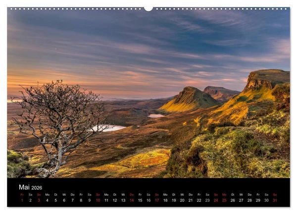 Produktbild: Schottland - Scotland - Alba (hochwertiger Premium Wandkalender 2026 DIN A2 quer), Kunstdruck in Hochglanz