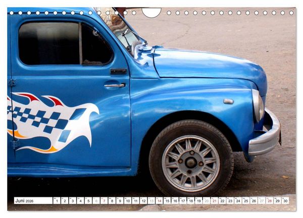 Produktbild: RENAULT 4CV - Frankreichs K&auml;fer auf Kuba (Wandkalender 2026 DIN A4 quer), CALVENDO Monatskalender