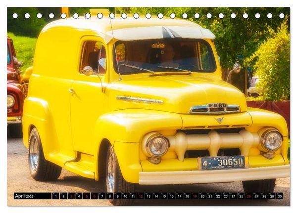 Produktbild: FORD PICK-UPS F 1 - F 100 (Tischkalender 2026 DIN A5 quer), CALVENDO Monatskalender
