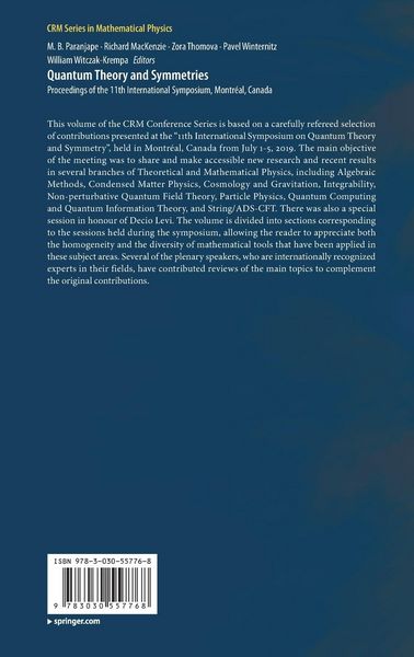 Produktbild: Quantum Theory and Symmetries