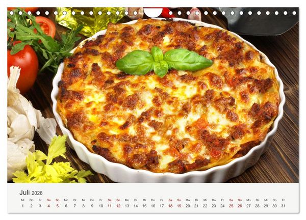 Produktbild: Vegan Food Kalender &ndash; Gerichte und Snacks (Wandkalender 2026 DIN A4 quer), CALVENDO Monatskalender