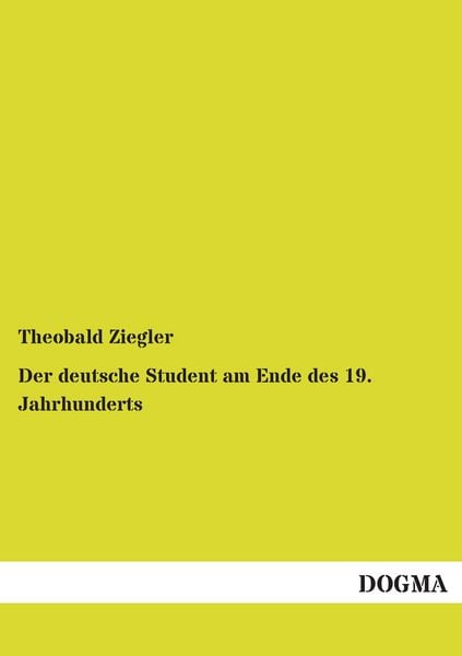 Produktbild: Der deutsche Student am Ende des 19. Jahrhunderts