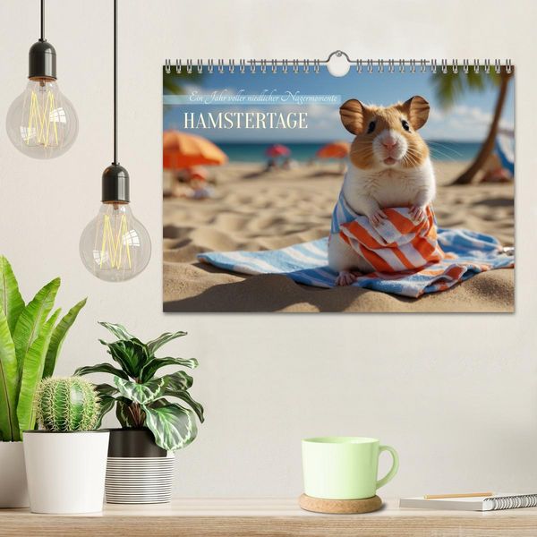 Produktbild: Hamstertage (Wandkalender 2026 DIN A4 quer), CALVENDO Monatskalender