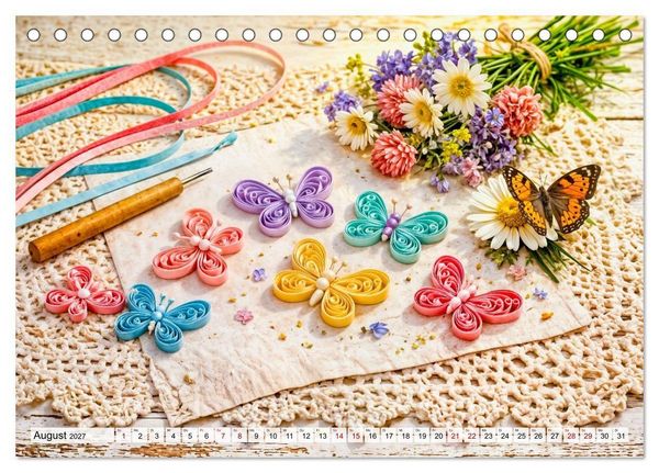 Produktbild: Alte Handwerksk&uuml;nste - Sticken, Backen, Schneidern und Traditionen (Tischkalender 2027 DIN A5 quer), CALVENDO Monatskalender