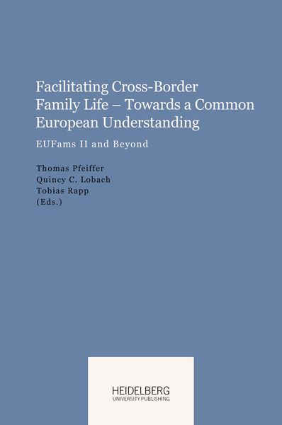 Produktbild: Facilitating Cross-Border Family Life &ndash; Towards a Common European Understanding