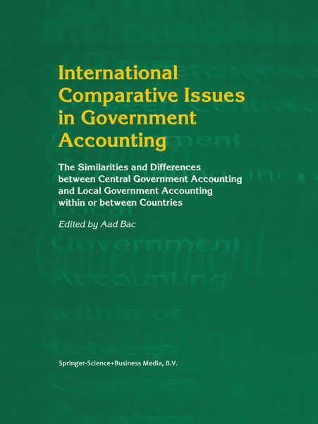 Produktbild: International Comparative Issues in Government Accounting