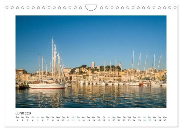 Produktbild: French Riviera The Light of the Blue Coast (Wall Calendar 2027 DIN A4 landscape), CALVENDO 12 Month Wall Calendar