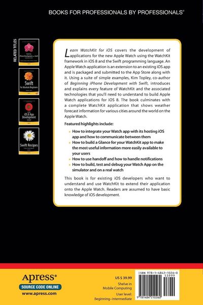 Produktbild: Learn WatchKit for iOS