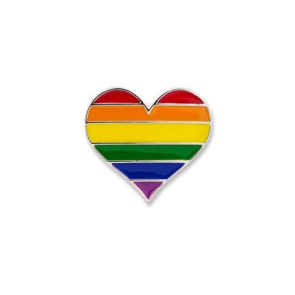 Produktbild: Anstecknadel "Rainbow Heart"