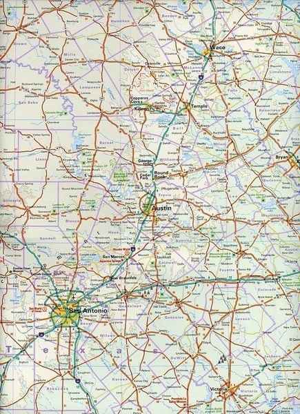 Produktbild: Reise Know-How Landkarte USA 08, S&uuml;d (1:1.250.000) : Kansas, Oklahoma, Texas