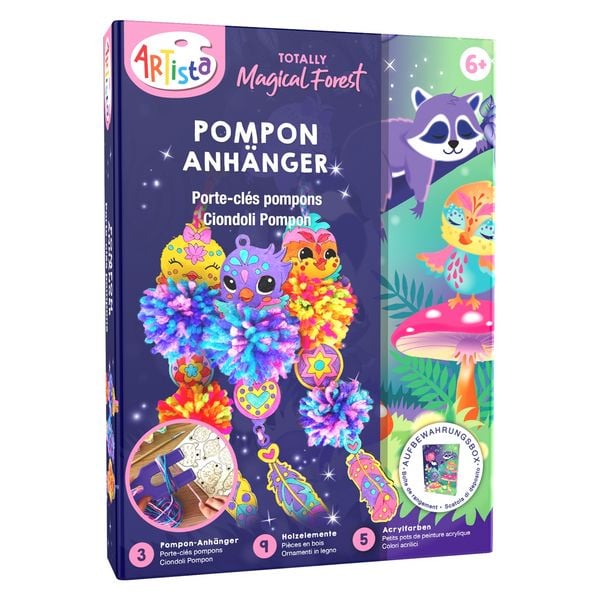 Produktbild: ARTISTA - Pompon Anh&auml;nger