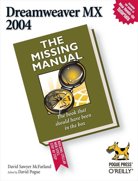 Produktbild: Dreamweaver MX 2004: The Missing Manual