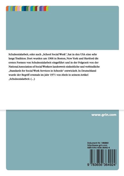 Produktbild: Schulsozialarbeit - eine Kooperation von Jugendhilfe und Schule