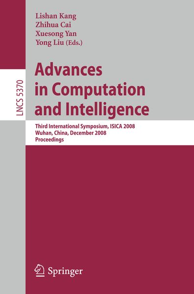 Produktbild: Advances in Computation and Intelligence