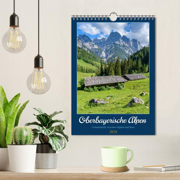 Produktbild: Oberbayerische Alpen (Wandkalender 2026 DIN A4 hoch), CALVENDO Monatskalender