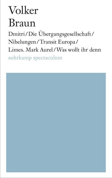 Produktbild: Dmitri / Die &Uuml;bergangsgesellschaft / Nibelungen / Limes. Mark Aurel / Was wollt ihr denn