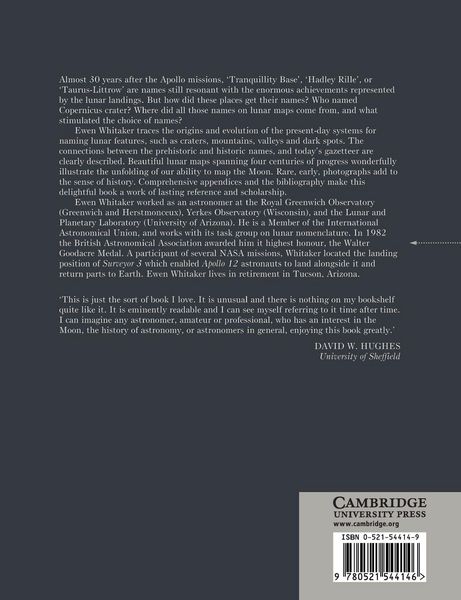 Produktbild: Mapping and Naming the Moon
