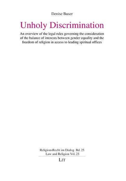 Produktbild: Buser, D: Unholy Discrimination