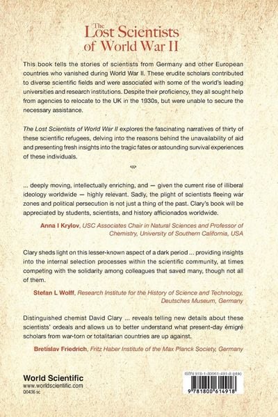 Produktbild: Lost Scientists Of World War Ii, The