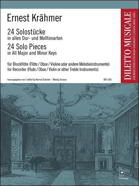 Produktbild: Kr&auml;hmer, E: 24 Solo-St&uuml;cke f&uuml;r Blockfl&ouml;te
