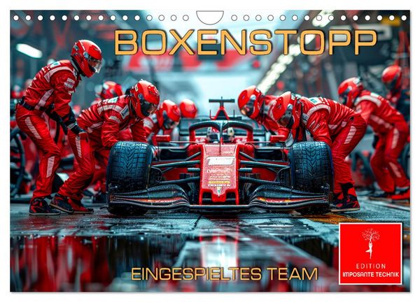 Produktbild: Boxenstopp - eingespieltes Team (Wandkalender 2026 DIN A4 quer), CALVENDO Monatskalender