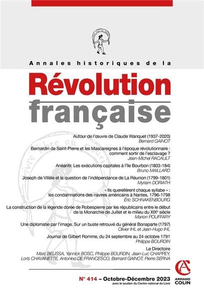 Produktbild: Annales historiques de la