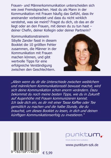 Produktbild: Die 10 gr&ouml;&szlig;ten Fehler, die M&auml;nner in der Kommunikation mit Frauen machen