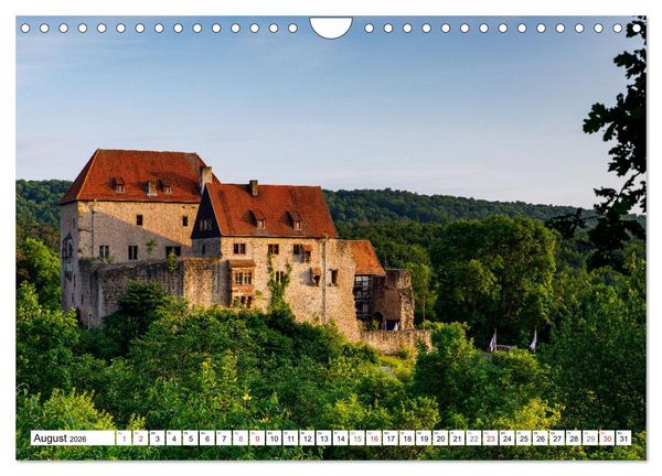 Produktbild: Werra Burgen Steig (Wandkalender 2026 DIN A4 quer), CALVENDO Monatskalender