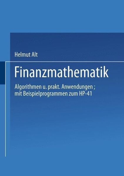 Produktbild: Finanzmathematik