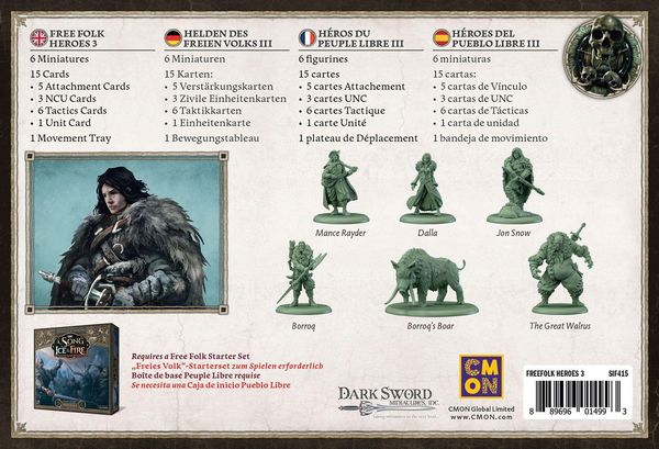 Produktbild: A Song of Ice & Fire - Free Folk Heroes 3 (Helden des Freien Volks 3)
