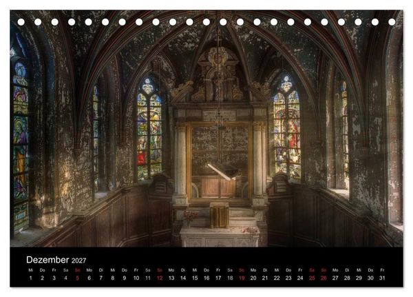 Produktbild: Vergessene und verlassene sch&ouml;ne Orte (Tischkalender 2027 DIN A5 quer), CALVENDO Monatskalender