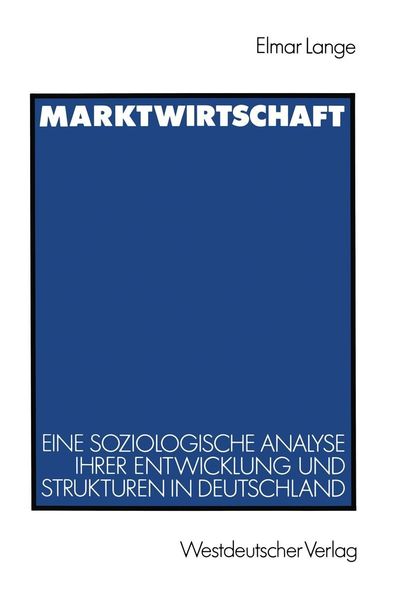 Produktbild: Marktwirtschaft