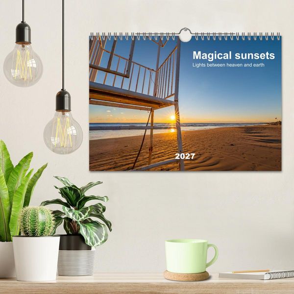Produktbild: Magical sunsets. Lights between heaven and earth (Wall Calendar 2027 DIN A4 landscape), CALVENDO 12 Month Wall Calendar