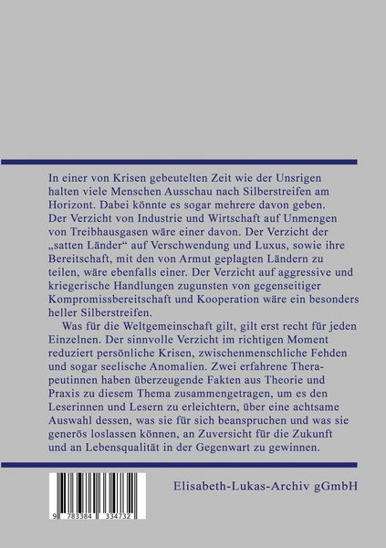 Produktbild: Sinnvoller Verzicht