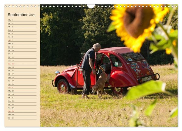 Produktbild: Citro&euml;n 2CV - Ente rot (Wandkalender 2025 DIN A3 quer), CALVENDO Monatskalender