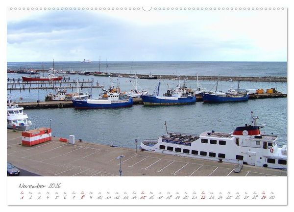 Produktbild: Mein Sassnitz - Hafenstadt und Erholungsort an der Kreidek&uuml;ste von R&uuml;gen (hochwertiger Premium Wandkalender 2026 DIN A2 quer), Kunstdruck in Hochglanz