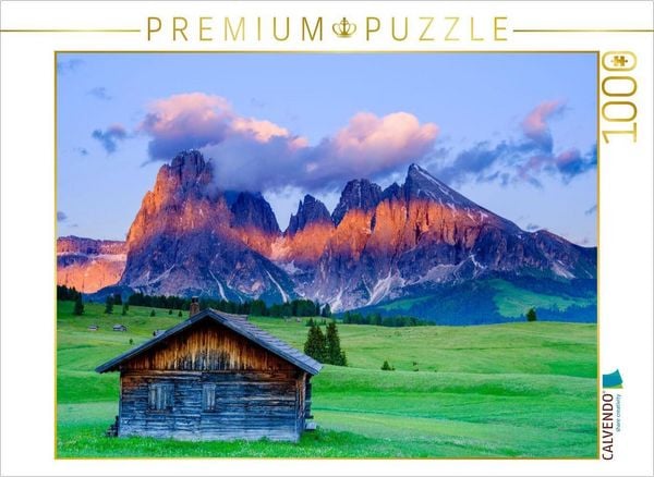 CALVENDO Puzzle Seiser Alm | 1000 Teile Lege-Größe 64x48cm Foto-Puzzle für glückliche Stunden
